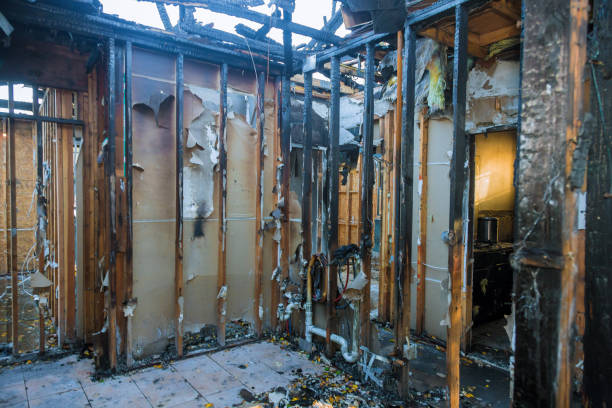 Professional Fire Damage Removal technician working in Grandy, NC